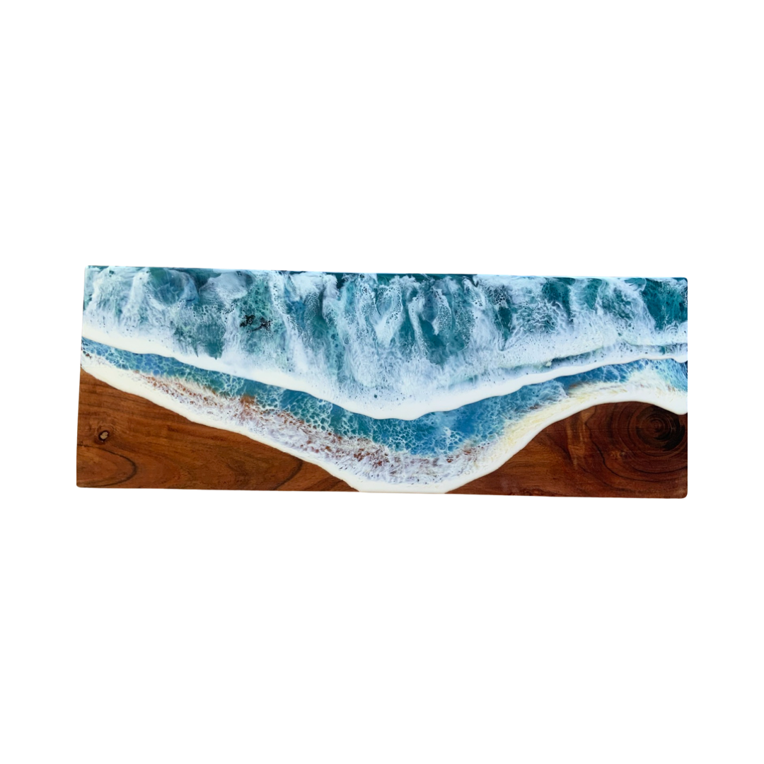 OOPSIE Ocean Resin Charcuterie Board 27.5” x 10” x 1”